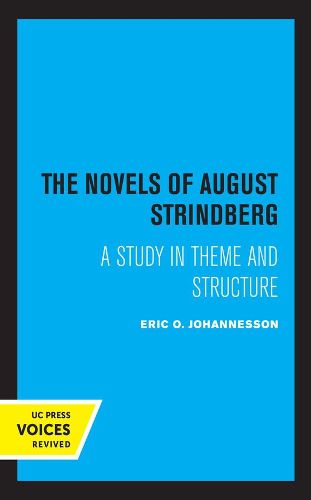 Cover image for The Novel of August Strindberg: A Study in Theme and Structure