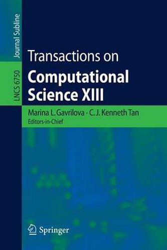 Cover image for Transactions on Computational Science XIII