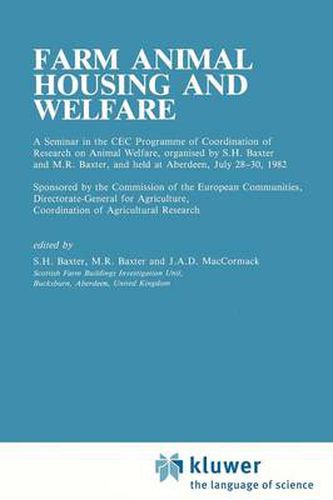 Cover image for Farm Animal Housing and Welfare