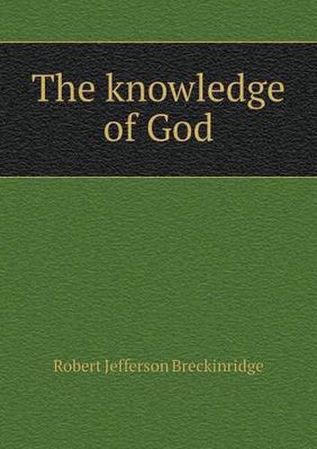 The knowledge of God