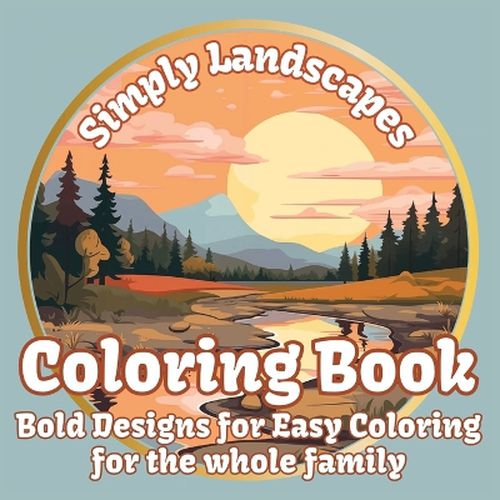 Cover image for Simply Landscapes Coloring Book