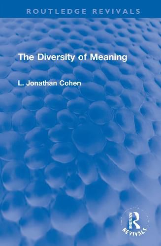 Cover image for The Diversity of Meaning