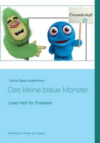 Cover image for Das kleine blaue Monster: Lese-Heft fur Erstleser