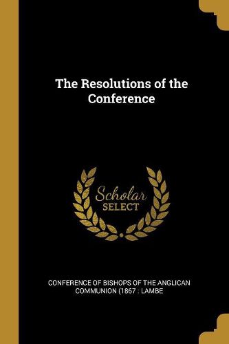 Cover image for The Resolutions of the Conference