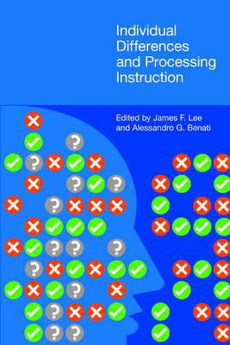 Cover image for Individual Differences and Processing Instruction