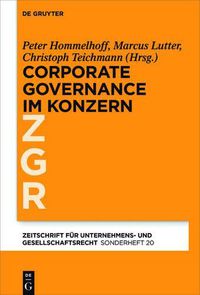 Cover image for Corporate Governance im grenzuberschreitenden Konzern