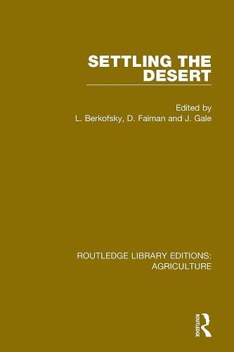 Cover image for Settling the Desert