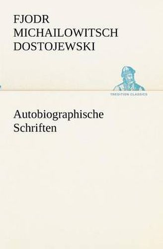 Cover image for Autobiographische Schriften