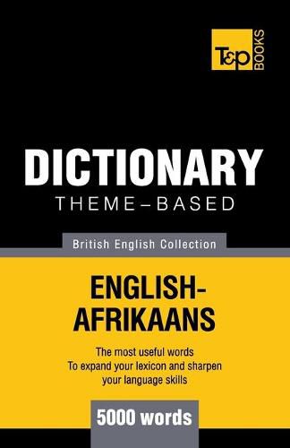 Cover image for Theme-based dictionary British English-Afrikaans - 5000 words