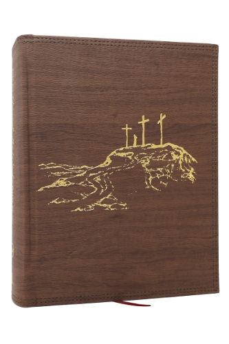 Cover image for NKJV, Journal the Word Reference Bible: Let Scripture Explain Scripture. Reflect on What You Learn (Brown Leathersoft over Board, Red Letter, Comfort Print)
