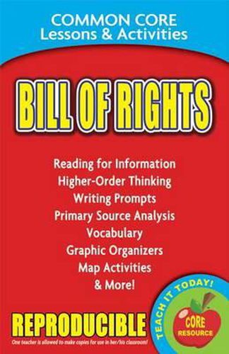 Bill of Rights Common Core Lessons & Activities