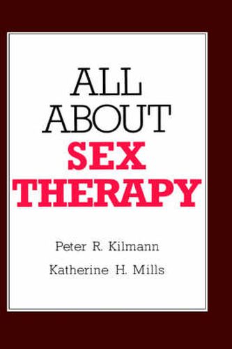 Cover image for All about Sex Therapy