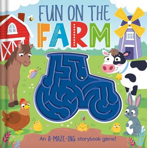 Cover image for Fun on the Farm: With Interactive Maze