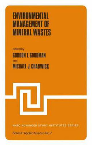 Cover image for Environmental Management of Mineral Wastes