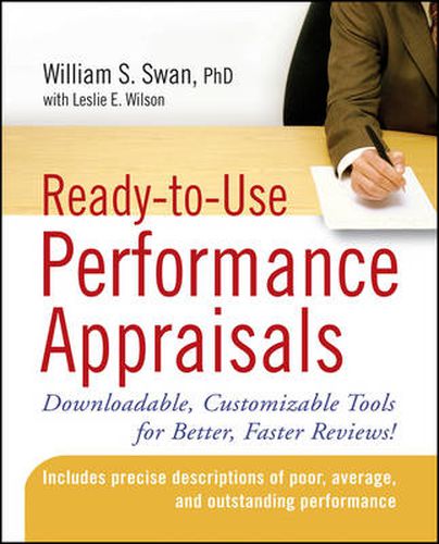 Cover image for Ready-to-use Performance Appraisals: Downloadable, Customizable Tools for Better, Faster Reviews!