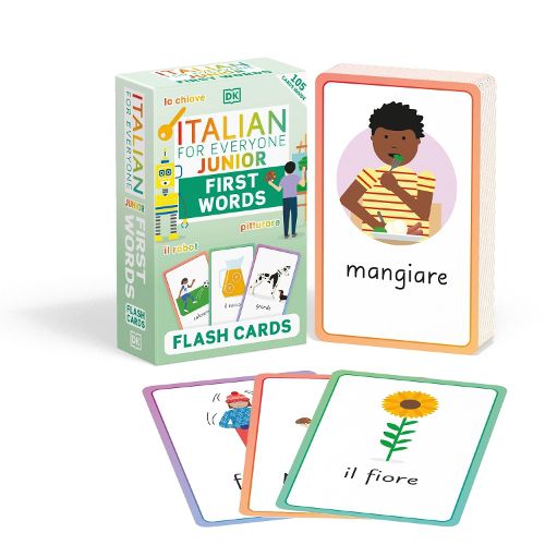 Cover image for Italian for Everyone Junior First Words Flash Cards