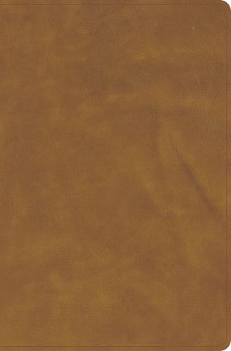 Cover image for KJV Giant Print Bible, Holman Handcrafted Collection, Marbled Chestnut Premium Calfskin