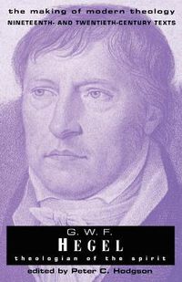 Cover image for G. W. F. Hegel: Theologian of the Spirit