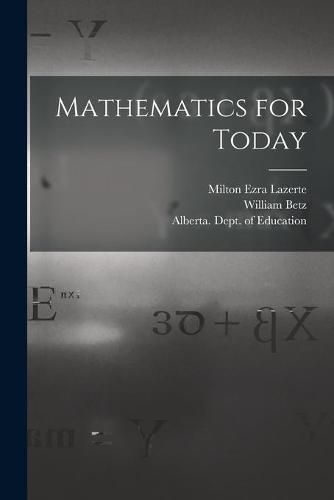 Cover image for Mathematics for Today