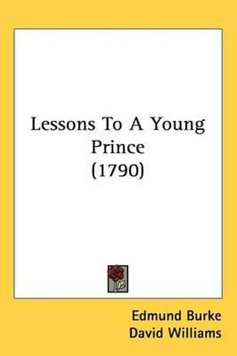 Cover image for Lessons to a Young Prince (1790)