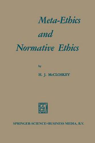 Cover image for Meta-Ethics and Normative Ethics