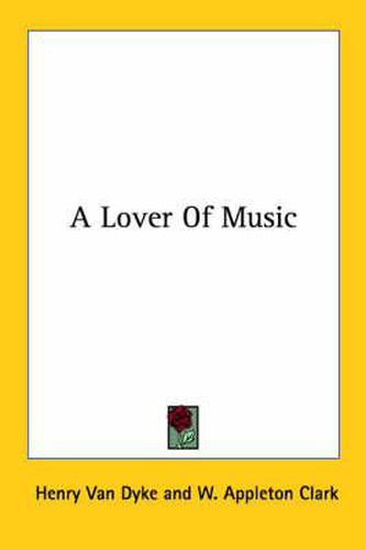 Cover image for A Lover of Music