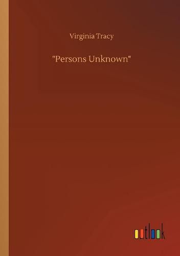 Cover image for Persons Unknown