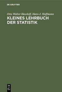 Cover image for Kleines Lehrbuch der Statistik