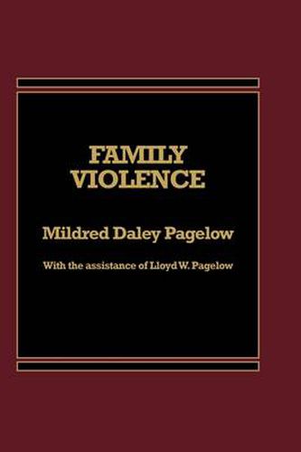 Cover image for Family Violence