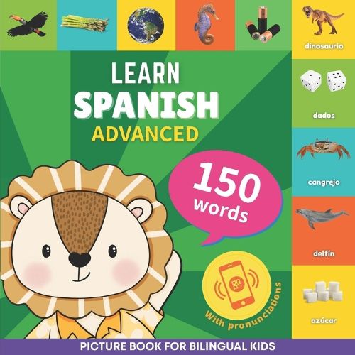 Cover image for Learn spanish - 150 words with pronunciations - Advanced