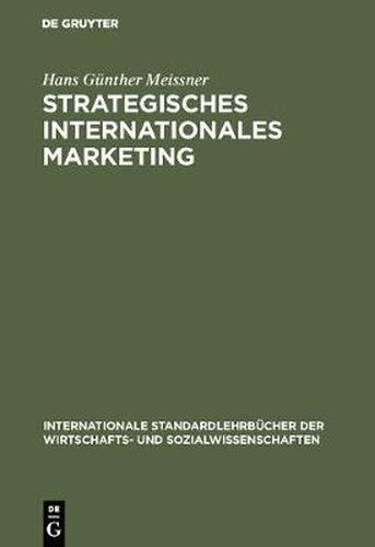 Cover image for Strategisches Internationales Marketing