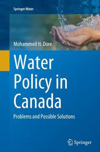 Cover image for Water Policy in Canada: Problems and Possible Solutions