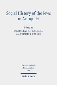 Cover image for Social History of the Jews in Antiquity: Studies in Dialogue with Albert Baumgarten