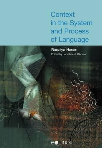 Cover image for Context in the System and Process of Language