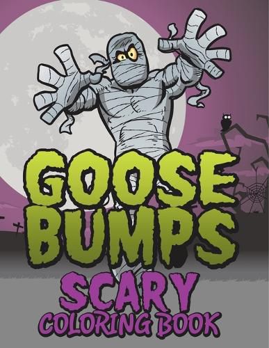 Cover image for Goosebumps Scary Coloring Book