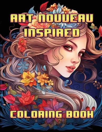 Cover image for Art Nouveau Inspired Coloring Book