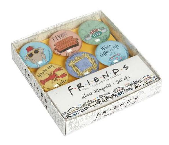 Cover image for Friends: Glass Magnet Set: Set of 6