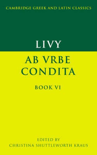 Cover image for Livy: Ab urbe condita Book VI