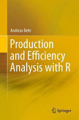 Cover image for Production and Efficiency Analysis with R