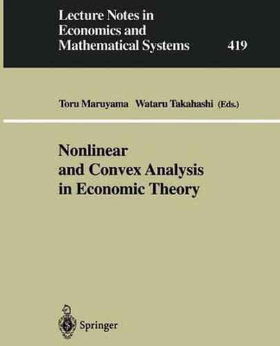 Cover image for Nonlinear and Convex Analysis in Economic Theory