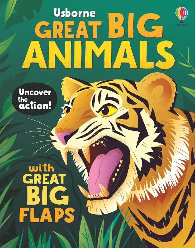 Cover image for Great Big Animals (with great big flaps)
