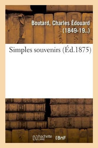 Cover image for Simples Souvenirs