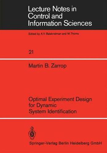 Cover image for Optimal Experiment Design for Dynamic System Identification