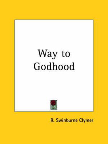 Cover image for Way to Godhood (1914)