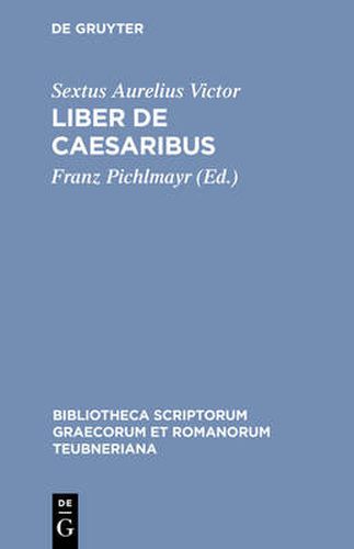 Cover image for De Caesaribus Liber Pb