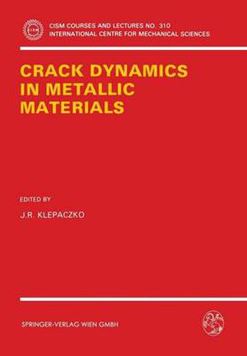 Cover image for Crack Dynamics in Metallic Materials