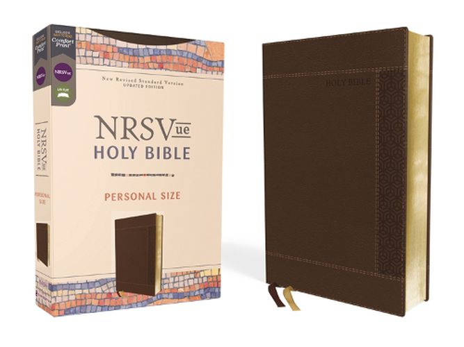 Cover image for NRSVue, Holy Bible, Personal Size, Leathersoft, Brown, Comfort Print
