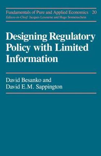 Cover image for Designing Regulatory Policy with Limited Information