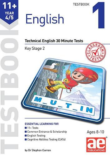 Cover image for 11+ English Year 4/5 Testbook 1