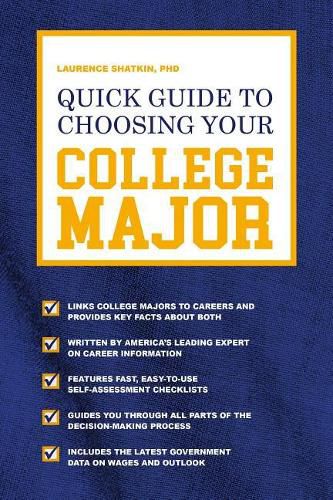 Cover image for Quick Guide to Choosing Your College Major